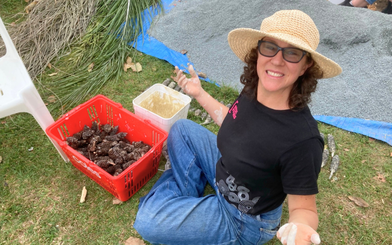 Social Futures team member at Kinship Festival